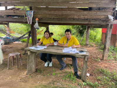 ร่วมประชุมใหญ่กลุ่มเกษตรกรชาวสวนยางพาราบ้านคำผักหนาม Image 1