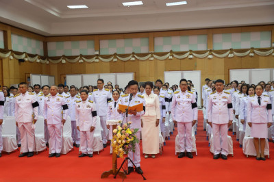 สำนักงานสหกรณ์จังหวัดยโสธร ร่วมพิธีวางพวงมาลาถวายราชสักการะ ... Image 1