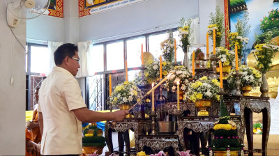 สำนักงานสหกรณ์จังหวัดยโสธร ร่วมพิธีทำบุญอายุวัฒนมงคล 84 ปี ... Image 1