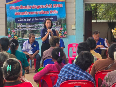 สำนักงานสหกรณ์จังหวัดยโสธร ร่วมประชุมใหญ่สามัญประจำปี ... Image 1